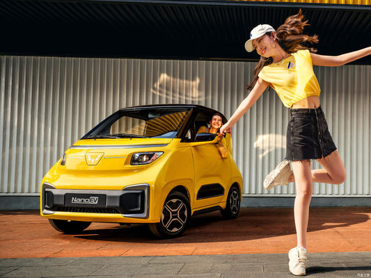 3 porte 2 sedili Wuling Hongguang EV 305KM Hong Guang Mini Ev