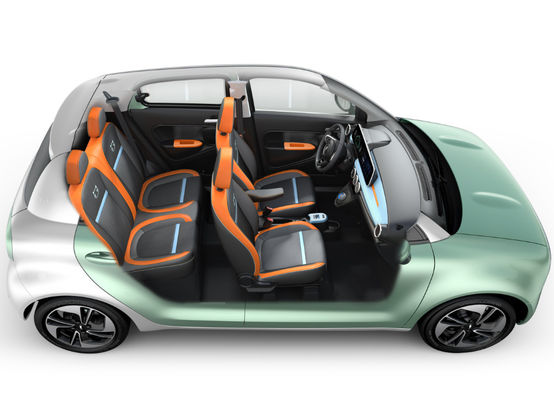 Batteria LFP dei sedili delle porte 4 di Cat Electric Vehicle 5 del nero di 301KM-405KM Gw ORA